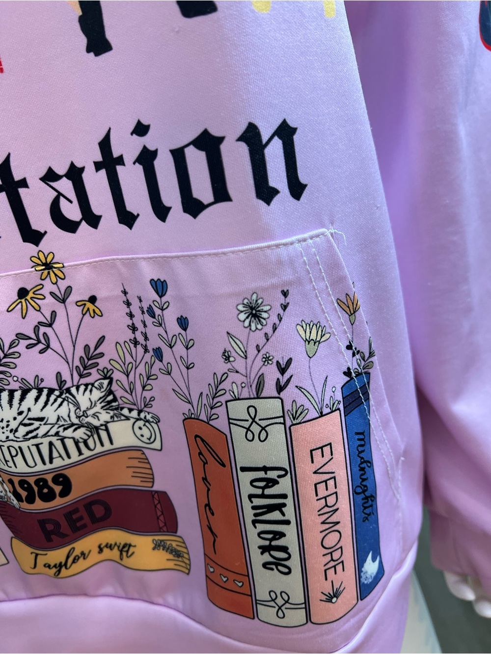 Graphic Hoodie Sweatshirt with Music-Inspired Prints Taylor Swift in her era - Picture 7 of 16